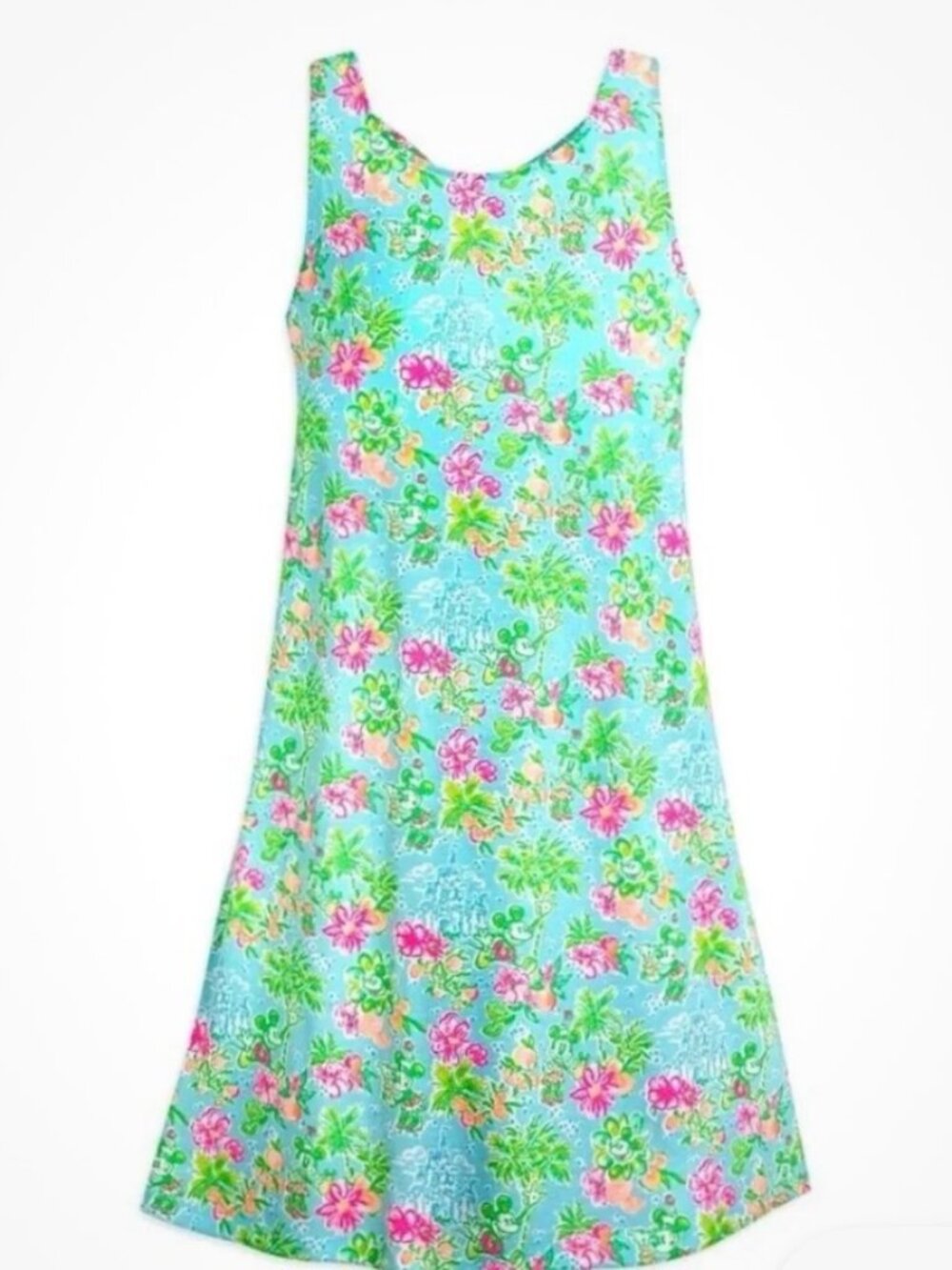 NWOT Lilly Pulitzer Disney Parks-Mickey/Minnie Kristen Sleeveless Dress. Sz. XXL